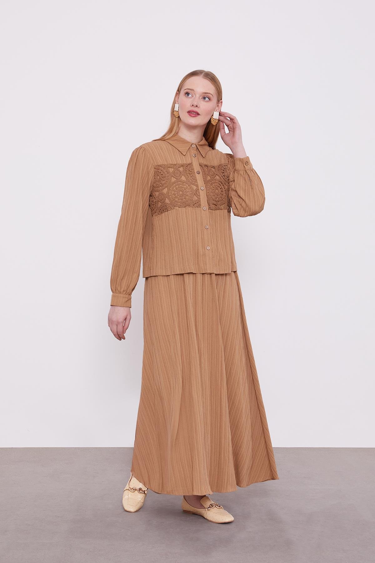 levidorlevidor-camel-nakis-detay-etek--303569